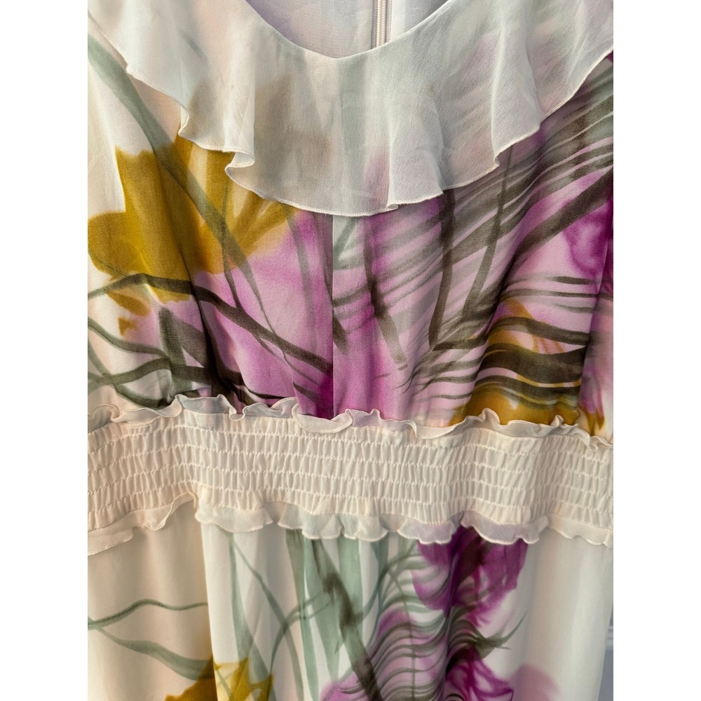 Banana Republic Heritage Maxi Dress Floral Print Sleeveless‎ Size 8 - Picture 4 of 10